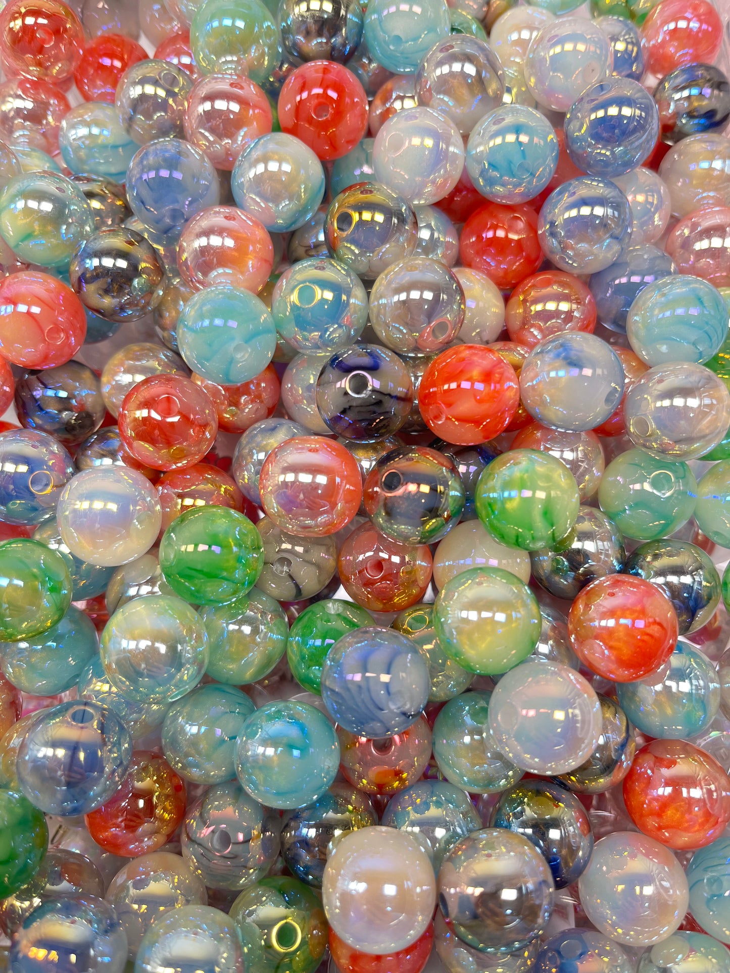 Acrylic beads(All kinds of beads are 16 mm.)