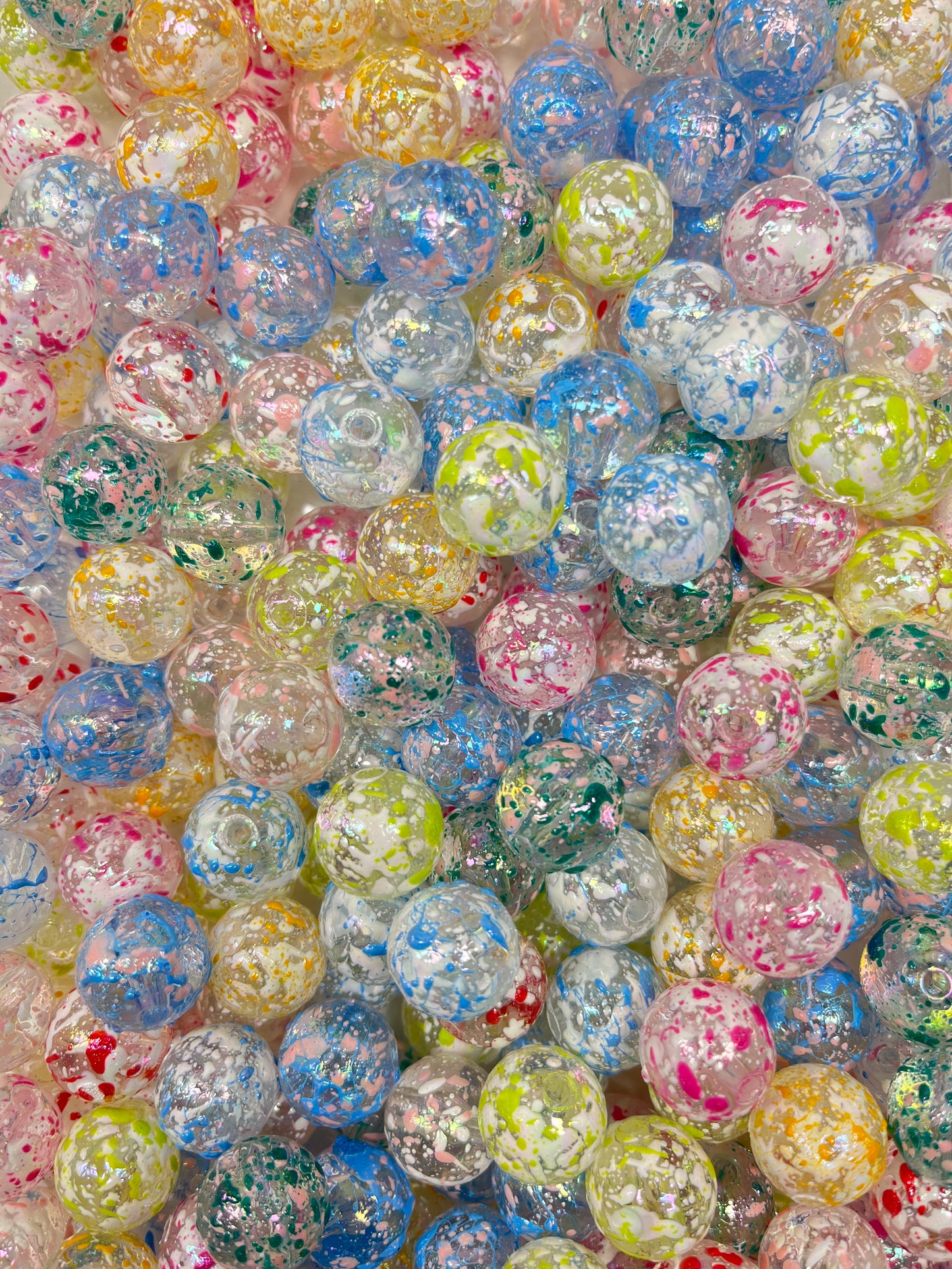 Acrylic beads(All kinds of beads are 16 mm.)