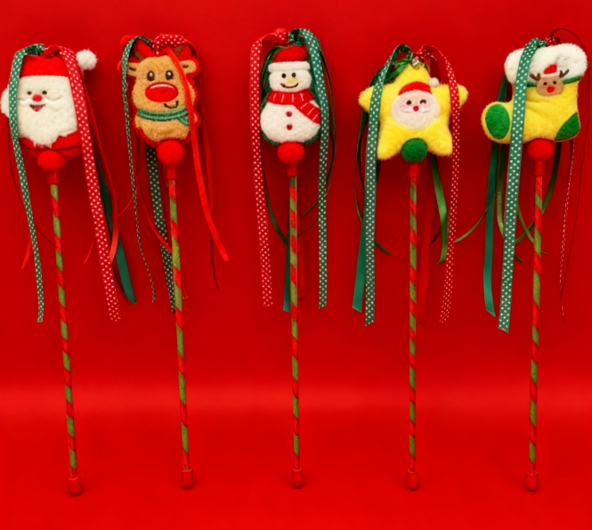 AG:Christmas - themed Cat Teaser Wands